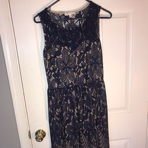 Navy Lace Dress